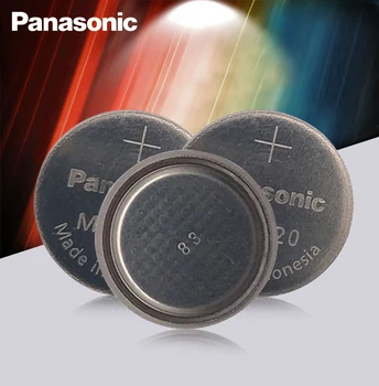 100VNT/Daug Originalių Panasonic ML1220 3V ML 1220 Įkrovimo RTC CMOS BIOS Atgal į Viršų Ląstelių Mygtuką Monetos Baterija Baterijos