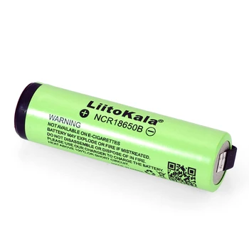 10VNT 2019 Liitokala naujas originalus NCR18650B 3.7 V 3400mAh 18650 įkraunama ličio baterija baterija + PASIDARYK pats nikelio gabalas