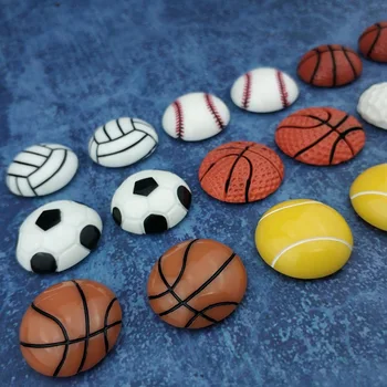 18 vnt futbolo, krepšinio, tinklinio kamuolys, Šaldytuvo magnetų rinkinys Stiprus šaldytuvas magnetas Office foto pranešimą magnetinis lipdukas