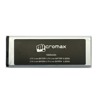 1pcs 1800mAh Aukštos Kokybės Baterija Micromax Q301 Telefonas + Sekimo Kodas