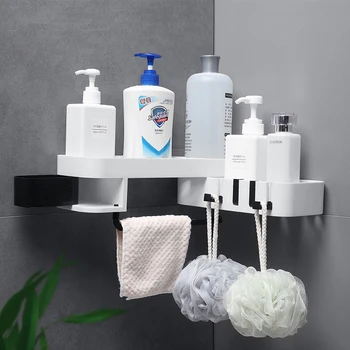 1pcs Kampe dušo stovas vonios kambarys, šampūnas, dušo stovo virtuvės stalčiuko sieniniai