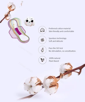 2 Pakuočių menstruacijų trinkelėmis ShuYa anijonų higieninių servetėlių anijonas pagalvėlės anijonas panty linijinės moterų higienos produktai