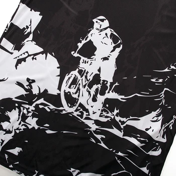 2020 m. Dviračių Džersis Vyrų Kalnų Dviračių Motokroso Jersey ilgomis rankovėmis MTB DH T-Shirt Kalnų Viršūnes Sporto lenktynių Juoda balta
