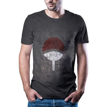 2020 metų vasaros 3D vyrų Naruto šiuolaikinės mados trumpomis rankovėmis T-shirt spausdinti atsitiktinis marškinėliai