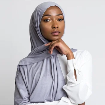2021 m. pavasario ir vasaros hijab 80*180 musulmonų jersey šalikas moterims hijabs Islamo skaros soild Modalinis skarelė moterims