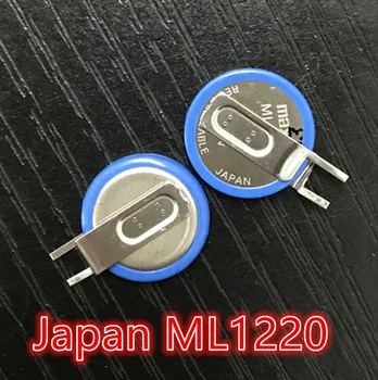 50PCS visiškai naujas originalus Japonijos ML1220 3V įkrovimo nešiojamojo kompiuterio motininė plokštė, baterija, o ne CR1220 su lydmetalis kojų