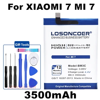 5550mAh BM3A BM3B BM3C BM3L BM4A Baterija Xiaomi Redmi Pro Baterija MI7 Mi 7 Sumaišykite 2 2S II 5.99