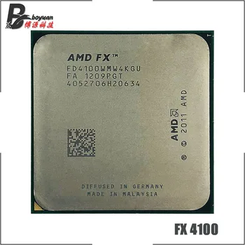 AMD FX-Series FX-4100 FX 4100 FX4100 3.6 GHz Quad-Core CPU Procesorius FD4100WMW4KGU Socket AM3+