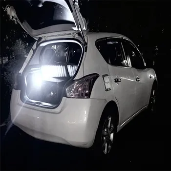 ANGRONG 2X LED 18 SMD Mandagumo Bagažinė Įkrovos Kojoms Duris Šviesos Lempa Audi A3, A4 S4 A5 A6 Q5 Q7