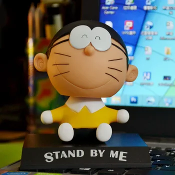 Animacinių Filmų Plastiko Doraemon Purtant Galvą Pav Automobilių Puošyba, Automobilių Puošybą Doraemon Surinkimo Ornamentu Automobilio Stiliaus