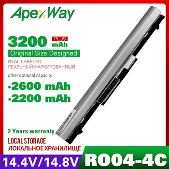 Apexway 4 Ląstelių Laptopo Baterija HP Probook 400 430 440 G3 RO04XL RO06XL HSTNN-LB7A HSTNN-PB6P HSTNN-Q96C HSTNN-Q98C P3G13AA