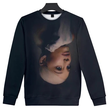 Ariana Grande 3D Atspausdintas Mados O-Kaklo Marškinėlius Moterims/Vyrams ilgomis Rankovėmis Megztiniai Atsitiktinis Harajuku Drabužių Streetwear