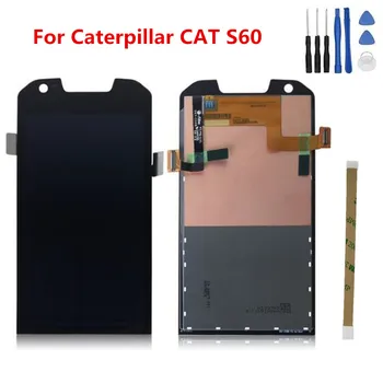 Bandymo Bei Naujas Caterpillar CAT S60 5.2 colio 1280*720 LCD Ekranas +Touch Ekranas Digitzer Surinkimas, Remontas Stiklo Pakeitimo