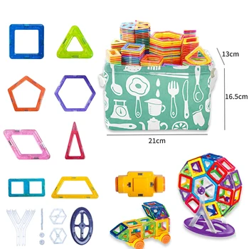 BD prekybos bei Didmeninės Magnetiniai Blokai Vaikai Magnetinio Dizaineris Mini Trikampis Plytų Mokymosi Žaislai Vaikams