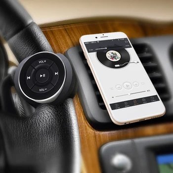Bluetooth Nuotolinio Valdymo Mygtuką, Automobilio Vairas Motociklo, Dviračio Rankenos Bevielių Mygtuką