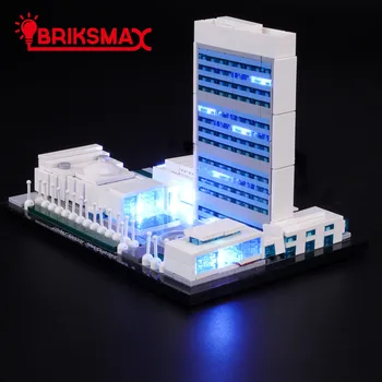 BriksMax Led Šviesos Rinkinys 21018 Architektūros Jungtinių Tautų Būstinėje , (NE Apima Modelis)