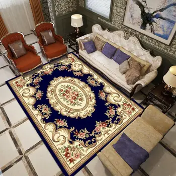 Europos stiliaus klasikinės kambarį kilimas namų ūkio kilimas miegamojo lovos stačiakampio formos kilimas