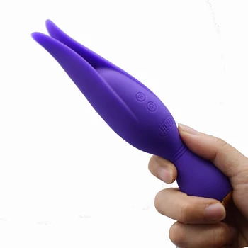 FAAK dvivietis vadovas galingas vibratorius clit skatinti moterų masturbuotis vandeniui vyrų prostatos masažas silikoninis vibruojantis sekso žaislai
