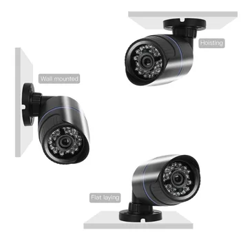 GADINAN 960 H Analoginis CCTV Kameros 800TVL/1000TV CMOS IR Cut Filter Naktinio Matymo Vaizdo Lauko Vandeniui Kulka Stebėjimo Kameros