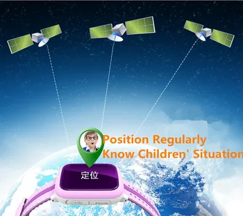 GPS Vaikų Smart Žiūrėti DS18 GPS WiFi Locator Tracker Vaikas Laikrodis Kūdikių Vandeniui SOS Skambučio Smartwatch Vaikas, Skirtų 