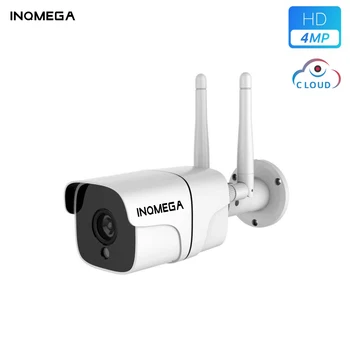 INQMEGA Kamera, WiFi HD 4MP Belaidžio Kulka IP Kameros Sunkiųjų Metalų Lauko oro sąlygoms 18pcs SMD led, Naktinio Matymo Kamera