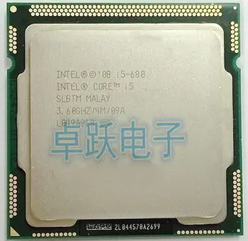 Intel Core i5-680 I5-680 i5 680 Procesorius CPU (4M Cache, 3.6 GHz), LGA 1156 veikia Desktop Procesorius