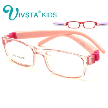 IVSTA 8812 Ne Varžtas Optiniai akinių rėmeliai, skirti vaikams, Vaikų rėmelių akiniai Vaikas stiklas skaidrus Bamblys tai trumparegystė berniukų, mergaičių Gumos