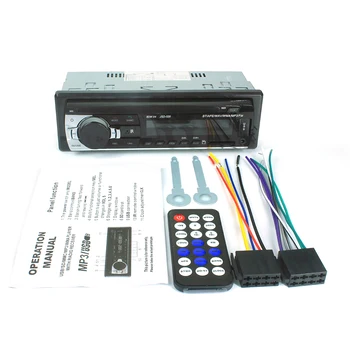 JSD520 ISO 12V Bluetooth Car Stereo In-dash 1-Din FM, Aux Įvesties Palaikymas, Mp3/MP4 USB, MMC, WMA, AUX-IN TF Radijo Grotuvas