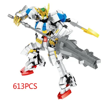 Karšto super robotas karo Barbatos mecha Gundam GELEŽIES BIJANTIS NAŠLAIČIAMS pastato bloke MIKAZUKI AUGUS duomenys modelis plytų žaislų a