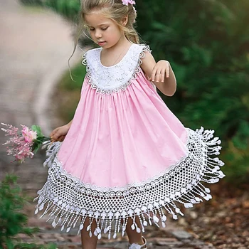 Keelorn Baby Girl Dress Europos ir Amerikos Stiliaus Vaikams Apsirengti Pledas plaukioja Rankovės Vaikams Gimtadienio Suknelė Mergaitėms Princes