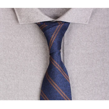 Klasikinės vyriškos Kaklaraištis 2020 M. visiškai Naujas Mėlynas Dryžuotas 8CM Pločio Dirželiams Vyrų Verslo Kostiumas Darbą Necktie Vyrų Mados Oficialų Kaklo Kaklaraištis