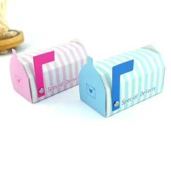 Kūrybos Pašto dėžutėje Ferrero Saldainių Dėžutė Pink/Blue Baby Shower Gimtadienio Apdailos vaikai 