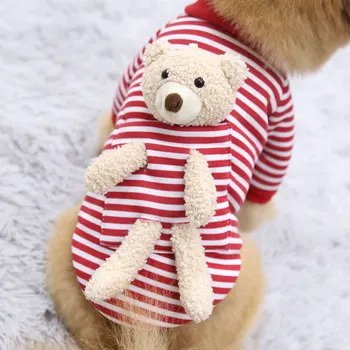 Nauja rudens ir žiemos Šuo jersey megztinis pavasario katė mielas lokys šunelis drabužius maži šunys čihuahua teddy jorkšyro terjerai