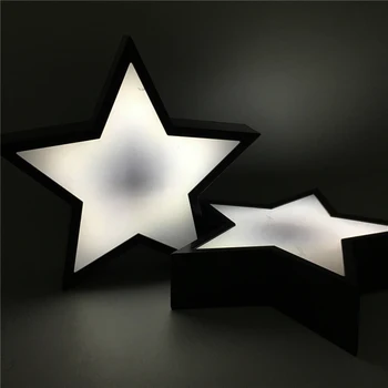Naujas 3D Kūrybos Žvaigždžių Nakties Šviesos diodų (Led Dekoro Lempos Naujovė 