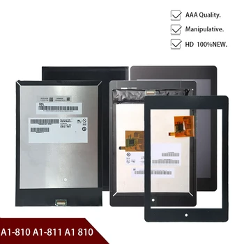 Naujas 7.9 colių LCD Ekranas Jutiklinis Ekranas Asamblėjos Pakeitimo Acer iconia Tab A1-810 A1 810 A1-811 A1 811 Tablet PC Nemokama Laivas