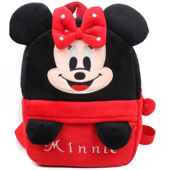 Naujas Minnie Mouse Pliušinis Kuprinė Kūdikiui Mažas Peliukas Mikis Kuprinė Mielas Ankstyvojo Ugdymo Sodo Animacinių Filmų Žaislų Krepšys 1-3 Metų Amžiaus Vaikams