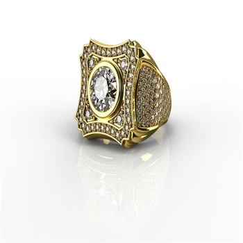 Nekilnojamojo 14K Aukso Žiedas AAA 2 Karatų Balto Moissanite Papuošalai Akmuo Vyrų Anillos De Vestuvių Bizuteria Mujer 14K Aukso Žiedus Dėžutę