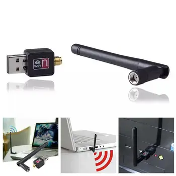 Nešiojamų Mini WIFI USB Adapteris MT7601 150Mbps USB 2.0, WiFi Bevielio Tinklo plokštė, 802.11 b/g/n LAN Adapterį