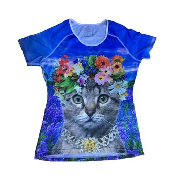 Nopersonality Cute Kačių 3D T-marškinėliai Moterims Viršuje,kad 2019 m. Vasarą Elastinga Trumpą T Shirts Ponios,Kawaii Tees Marškinėliai Femme Polera Mujer