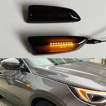 Opel Astra J K M. Vectra C Insignia B Grandland Crossland X 2017 Dinaminis LED Šoniniai Gabaritiniai Teka Posūkio Signalo Indikatorių