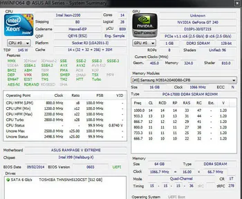 Originalus Intel Xeon QEY6 ES Versiengineer mėginio E5-2695V3 2.2 GHz 35M 14CORE E5-2695 V3 E5 2695V3 LGA2011-3 Procesorius E5 2695 V3