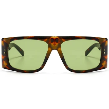 Peekaboo retro akiniai nuo saulės moterims aikštėje uv400 ruda žalia vyras saulės akinius, negabaritinių moterų flat top vasaros stiliaus didelis rėmas