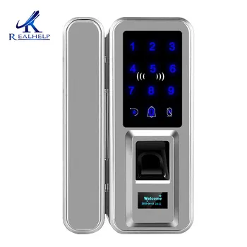 Pirštų atspaudų Užrakinti, Jutiklinis ekranas Keyless Smart Lock su Klaviatūra ir LCD Ekranas Home Office Seifai Biometrinių Durų Spynos