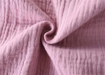 Rudenį Vandens Tekstūra Krepo Gazas Pajama Nustatyti Moterų Nėriniai V-kaklo Moterų Pižama ilgomis Rankovėmis Kietas Sleepwear 2 dalių Komplektas naktiniai drabužiai