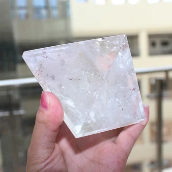 Runyangshi 1PC 500g 90x90mm Gamtos Aišku, Kvarco Piramidės Akmens Kristalų Feng Shui Gydymo Egzempliorių kristalų taškas