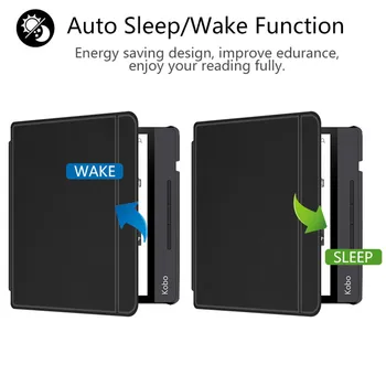 Smart Case Visiems-nauja Kumelė Svarstyklės H2O 7 colių (Modelis N873) E-Knygų PU Odos Stovėti Korpuso Dangtelį, Su Auto Sleep/Wake+Stylus+Filmas
