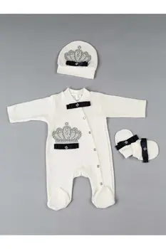 Tamsiai Mėlyna Kūdikiams Naujagimių Berniukų Drabužius, 3 gabalus nustatyti medvilnės minkštas antiallergic audinio rūšių drabužių modelių kūdikiams