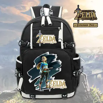 The Legend of Zelda NUORODĄ kuprinė kuprinę paaugliams Nešiojamas Bookags Kelionės Krepšys Atsitiktinis Pečių Maišą Unisex Mados Kuprinės