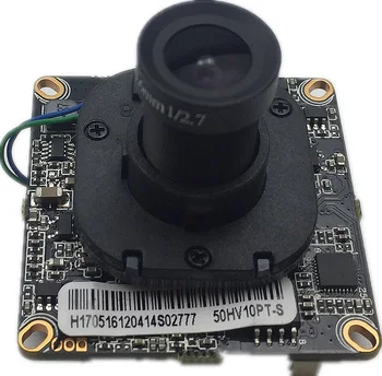 VAIZDO ir IP vaizdo Kameros modulis Hi3518E+H42 su Objektyvo dėmesio ir ir-CUT 1.0 MP 720P, 1280*720 IRC ONVIF P2P dviejų krypčių Garso VAIZDO