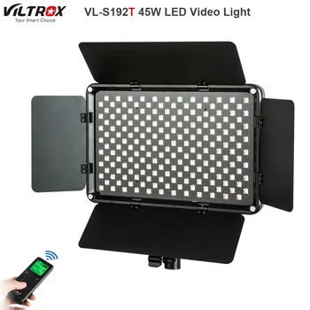 Viltrox VL-S192T 45W Belaidžio nuotolinio valdymo LED šviesos Lempos Bi-color fotoaparato nuotraukų fotografavimo Studijoje 